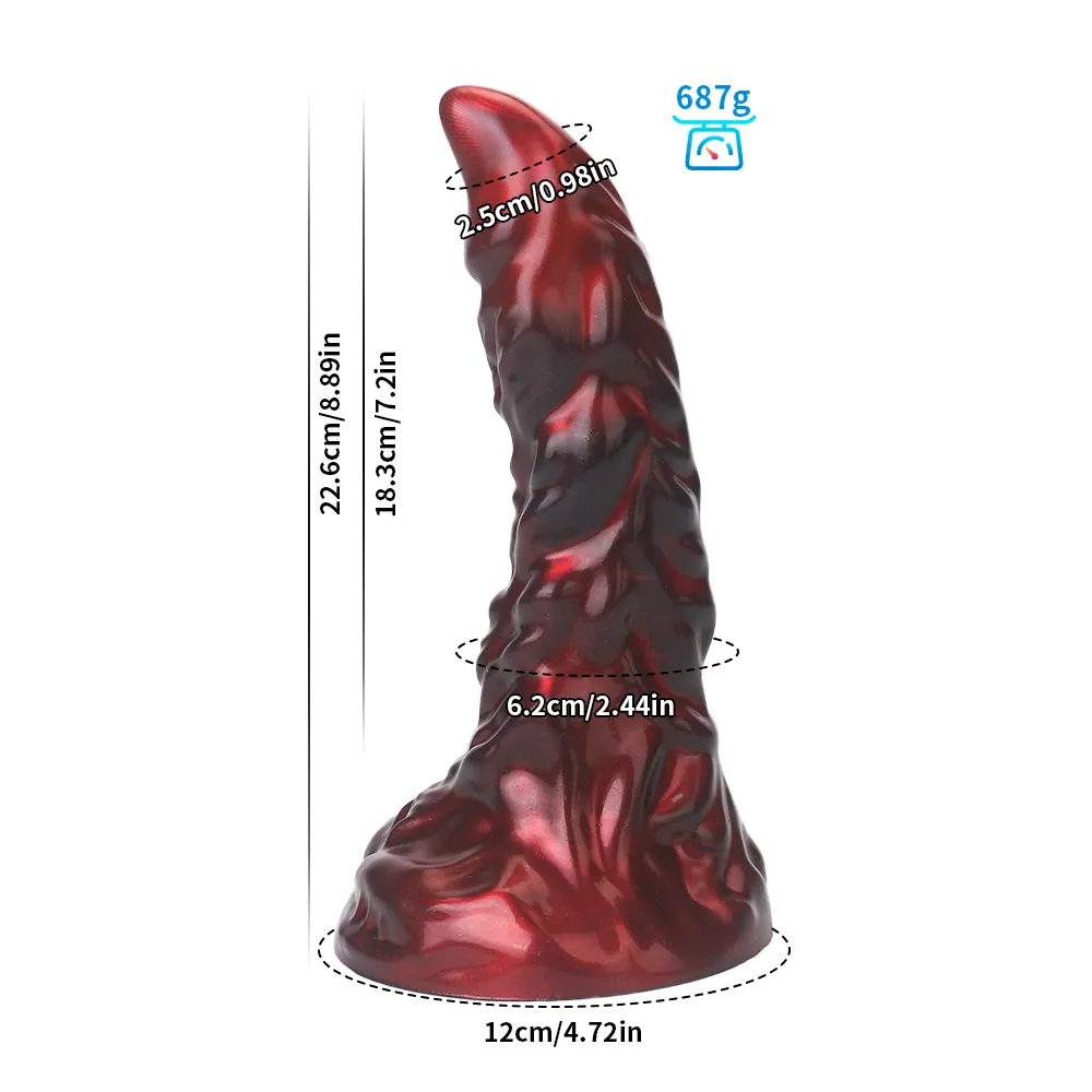 Realistisch Large Zuignap Monster Dildo 22.6cm