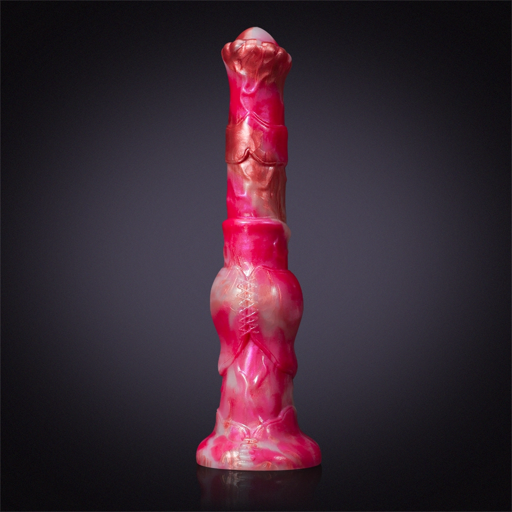 Roze Realistische Long Siliconen Paard Dildo 30.5cm