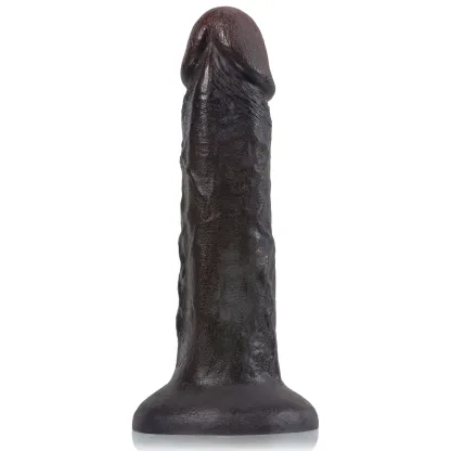 Realistische Siliconen Black Anal Zuignap Dildo 25.4cm