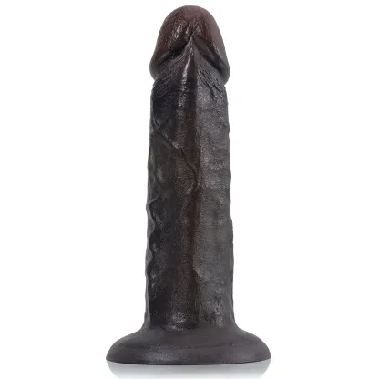 Realistische Siliconen Black Anal Zuignap Dildo 25.4cm