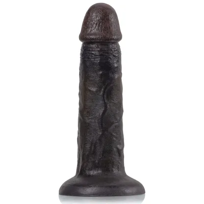Realistische Siliconen Black Anal Zuignap Dildo 25.4cm