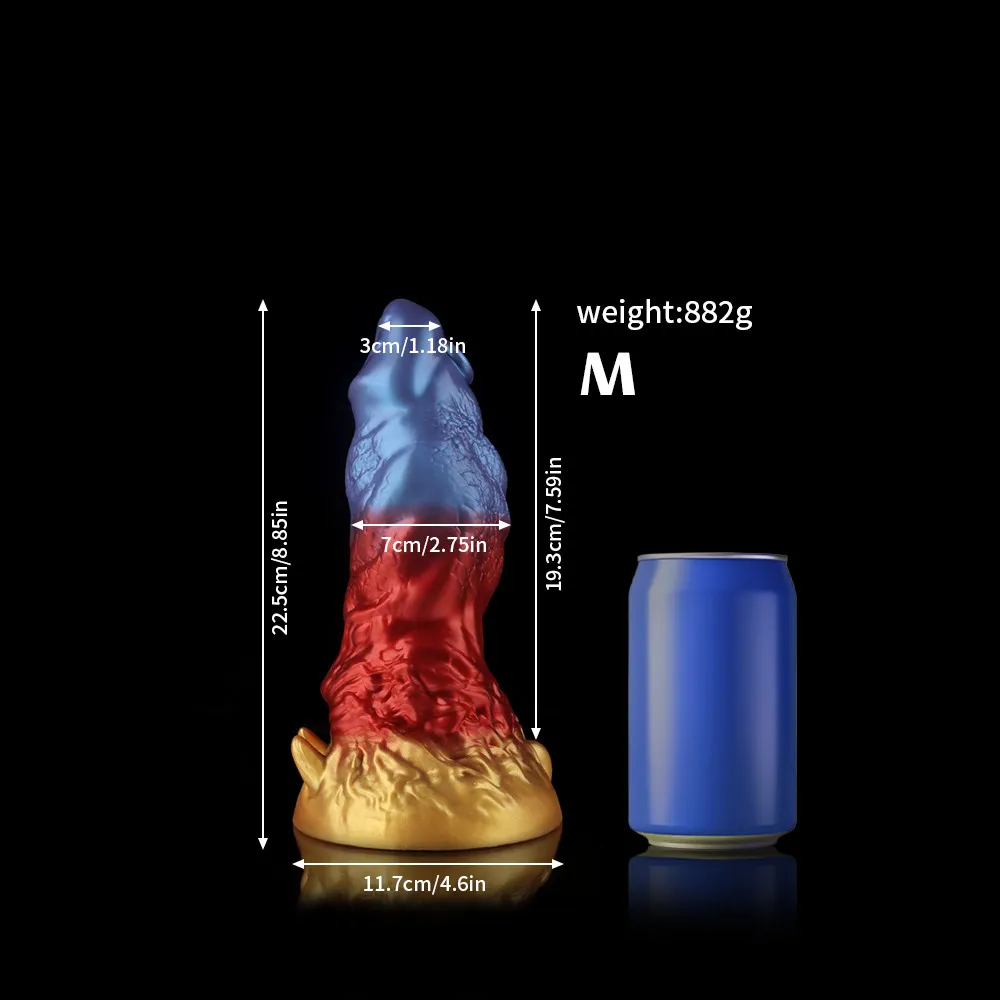 Realistische Siliconen Monster Dildo Met Zuignap 22.5cm