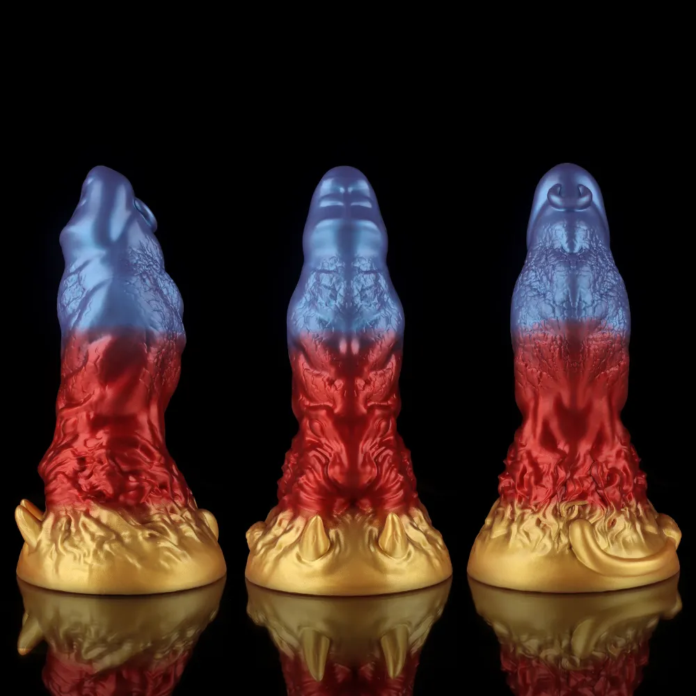 Realistische Siliconen Monster Dildo Met Zuignap 22.5cm