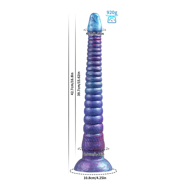 Realistische Tentacle Curved Dildo 42.7cm