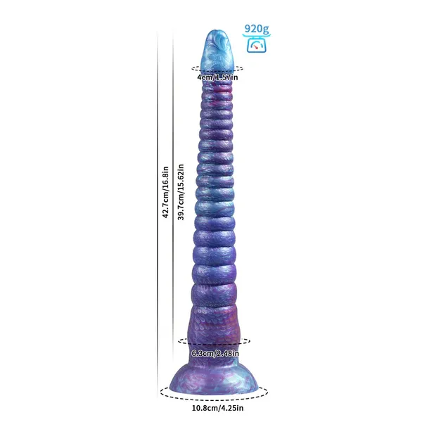 Realistische Tentacle Curved Dildo 42.7cm