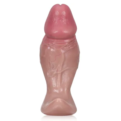 Realistische Zachte Silicone Thick Dildo Buttplug 21.5cm
