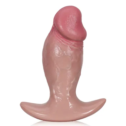 Realistische Zachte Silicone Thick Dildo Buttplug 21.5cm