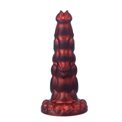 Realistische Zwarte Red Monster Dildo 23.3cm