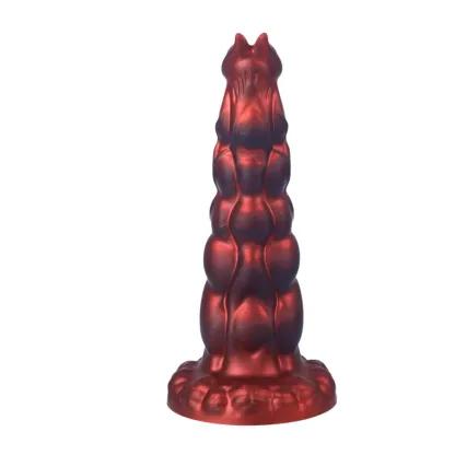 Realistische Zwarte Red Monster Dildo 23.3cm