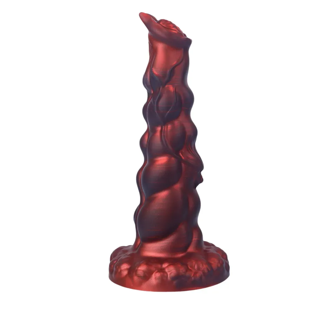 Realistische Zwarte Red Monster Dildo 23.3cm
