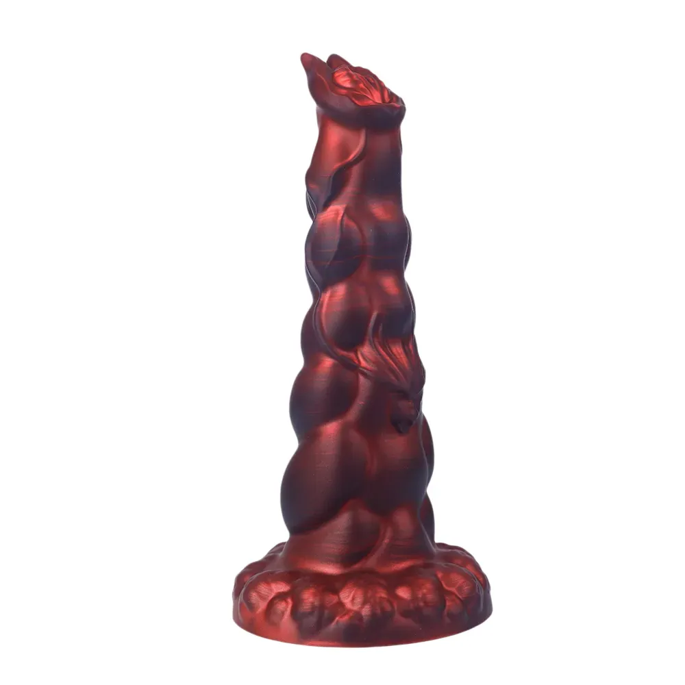 Realistische Zwarte Red Monster Dildo 23.3cm