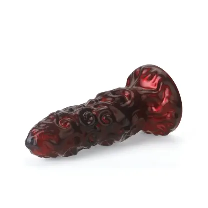 Red Monster Anaal Dildo Met Zuignap 22.6cm
