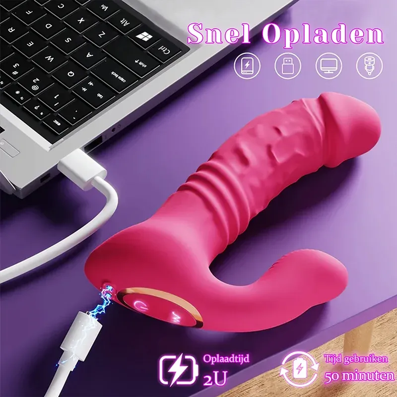 10 Stotende & Vibrerende Draagbare App Remote Vibrator