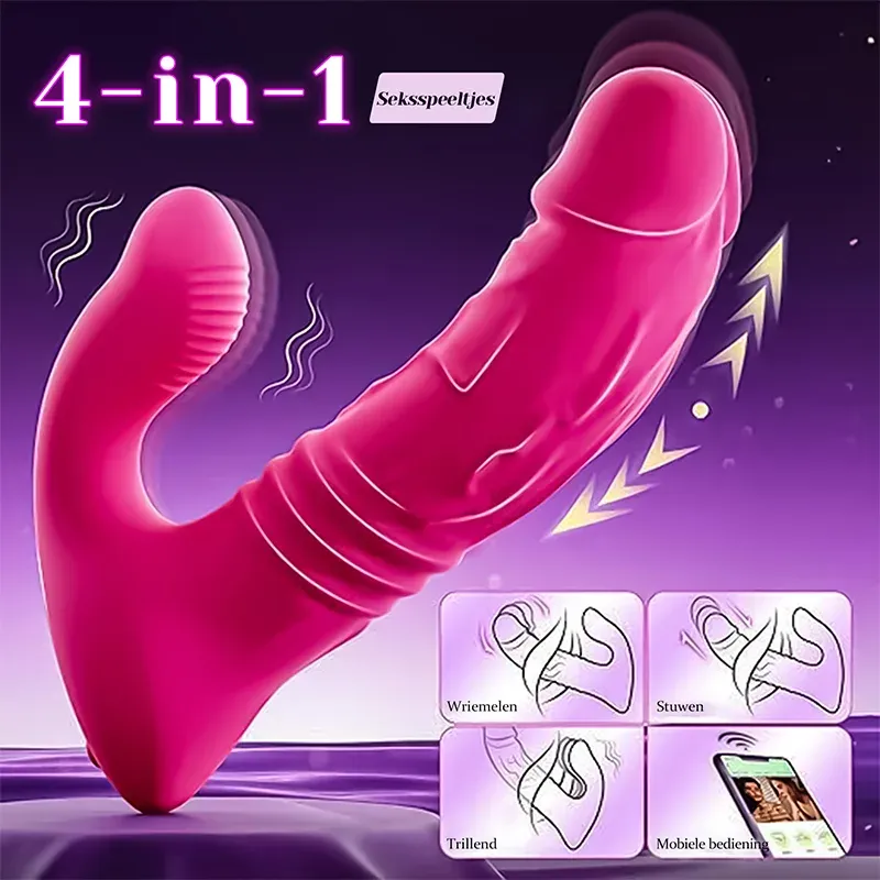 10 Stotende & Vibrerende Draagbare App Remote Vibrator