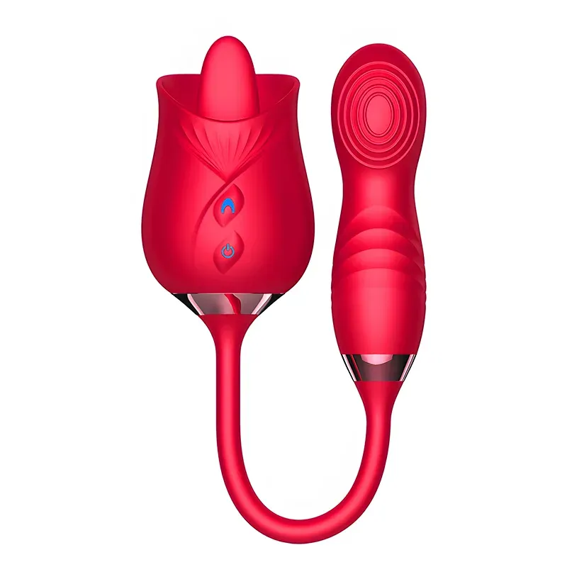 Clit-Likkende Rose Vibrator Vibrerende | Lovetoyshub® NL