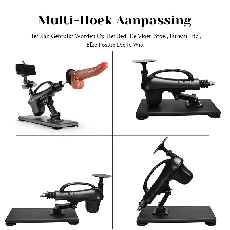 Verstelbare Automatische Thrusting Seksmachine voor Anale Seks