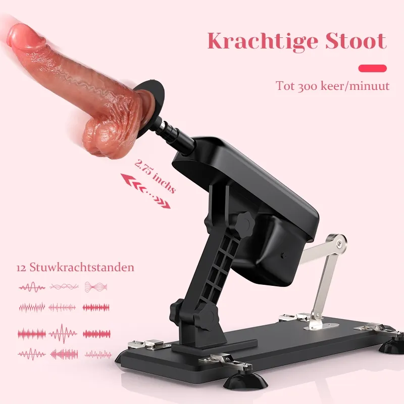 Beste Automatische Seksmachines met 12 Krachtige Stootstanden