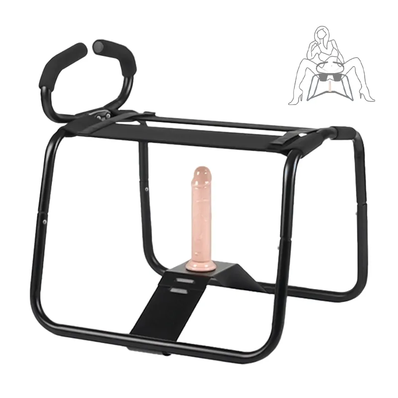 Sekspositie Versterker Stoel met Armleuningen & 7,48" Dildo