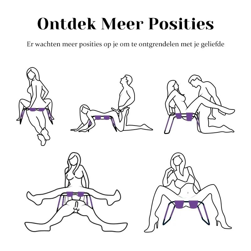 Höhenverstellbare Hüpfende Sex Positions Chair Voor Koppels