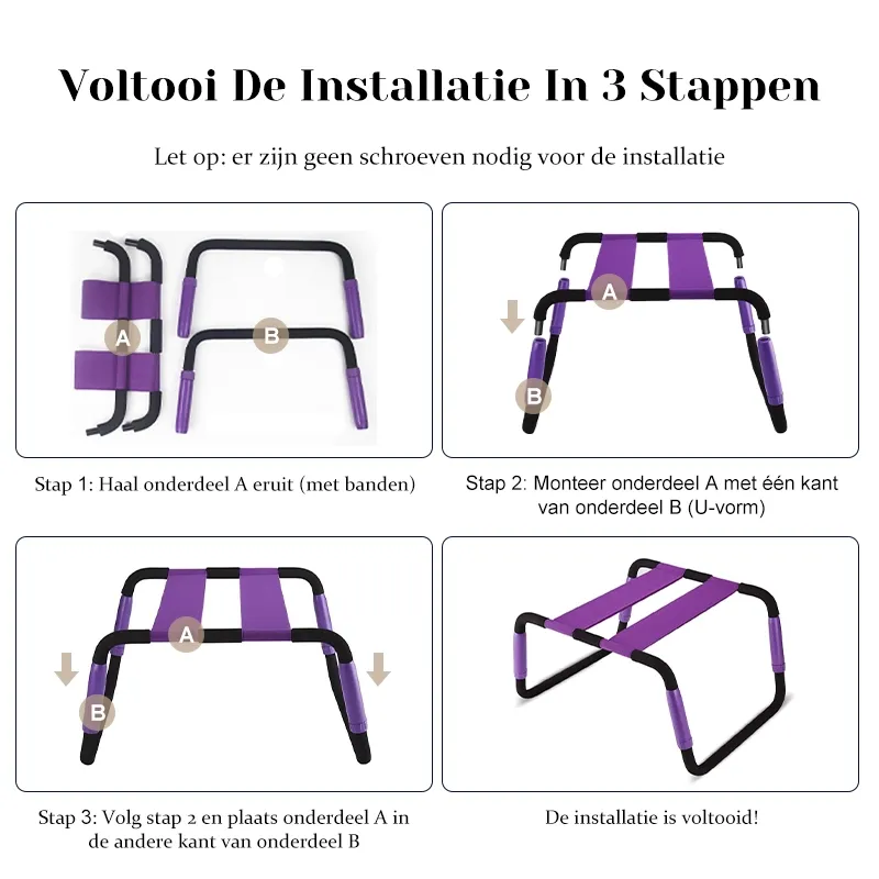 Höhenverstellbare Hüpfende Sex Positions Chair Voor Koppels