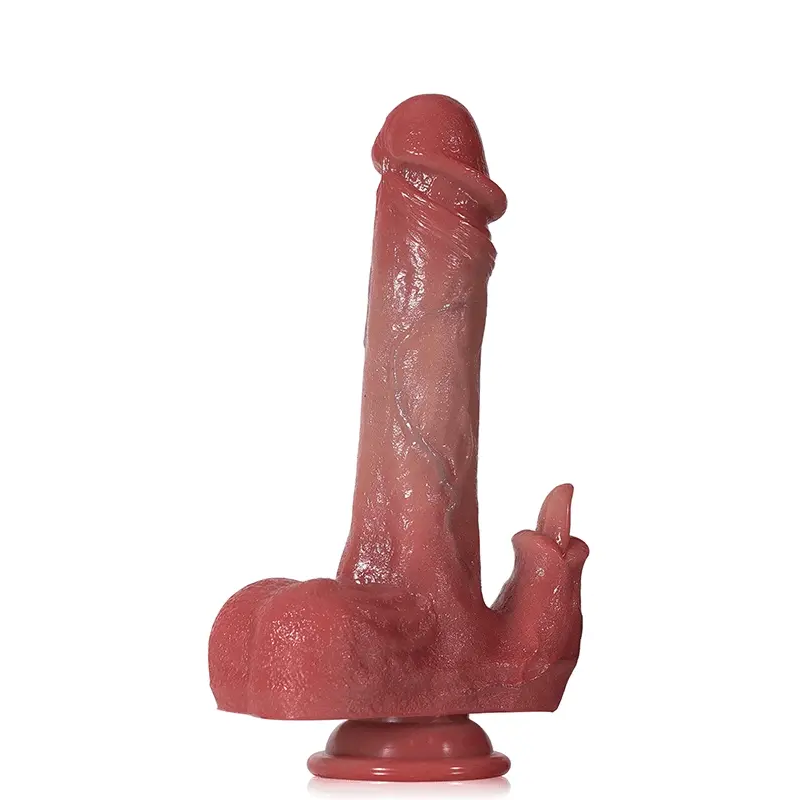 Silicone Thrusting Vibrerende Realistic Dildos 22.35cm