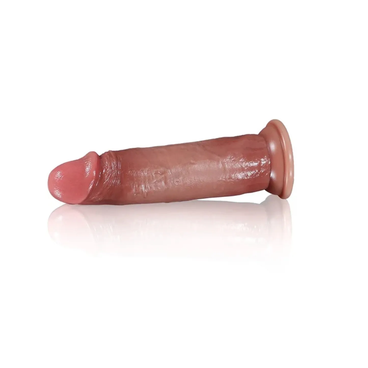 Siliconen Anal Realistisch Moving Dildo met Zuignap 19.98cm