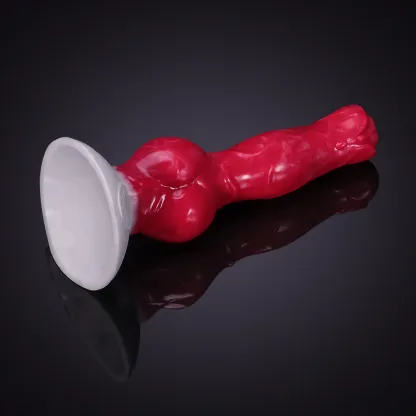 Siliconen Honden Dildo met Zuignap 21 cm