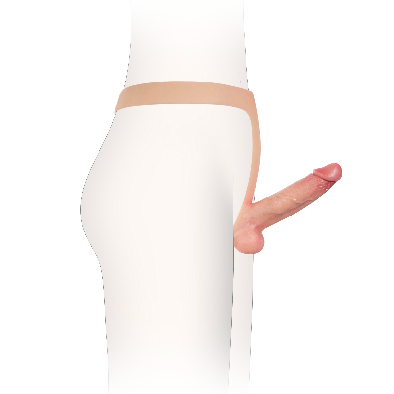 Siliconen Voorbind Dildo Voor Beginners