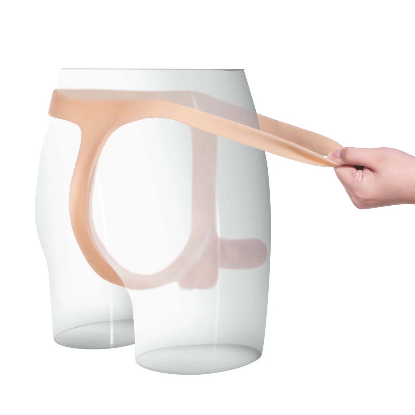 Siliconen Voorbind Dildo Voor Beginners