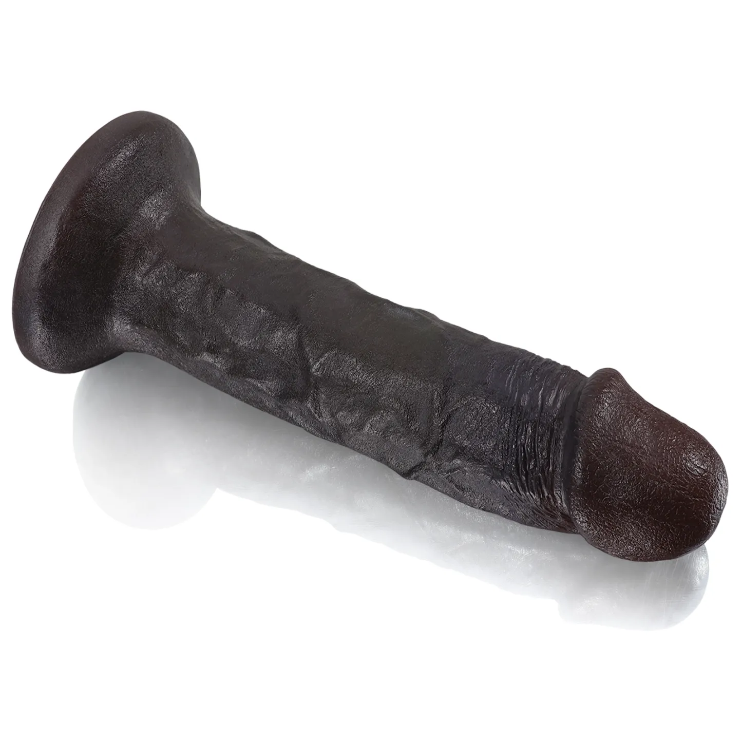 Siliconen Zuignap Big Black Dildo 39.5cm