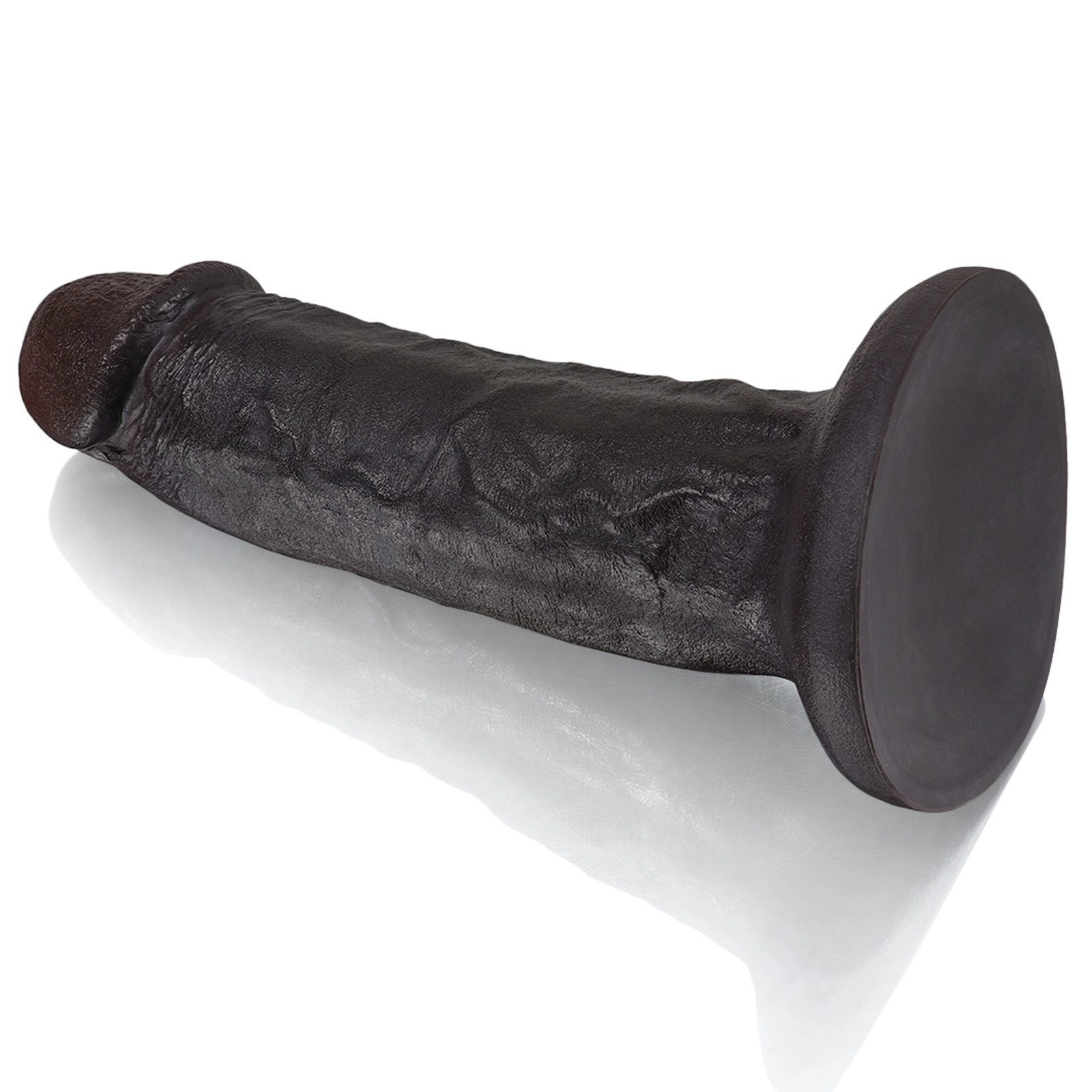 Siliconen Zuignap Big Black Dildo 39.5cm