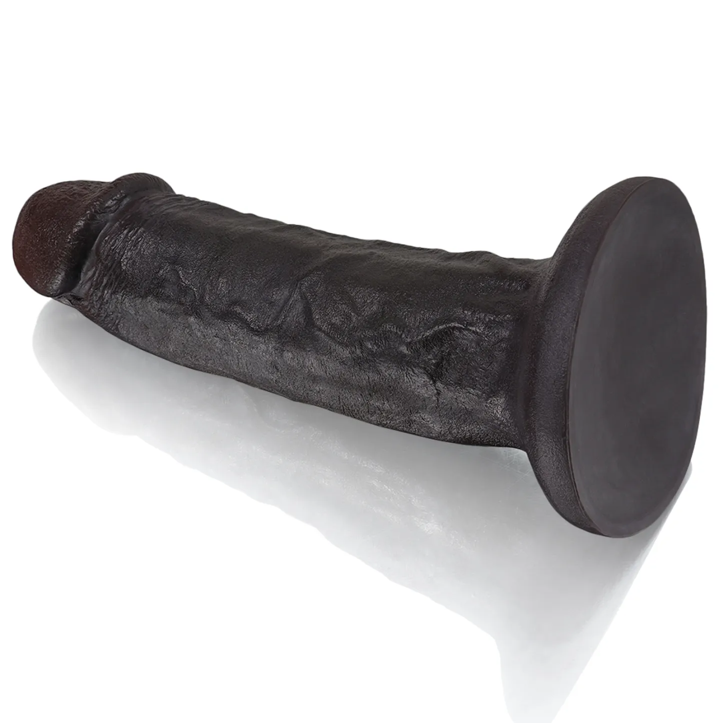 Siliconen Zuignap Big Black Dildo 39.5cm