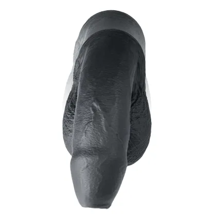 Siliconen Zwarte Zachte Realistische Trans Dildo 13.4cm