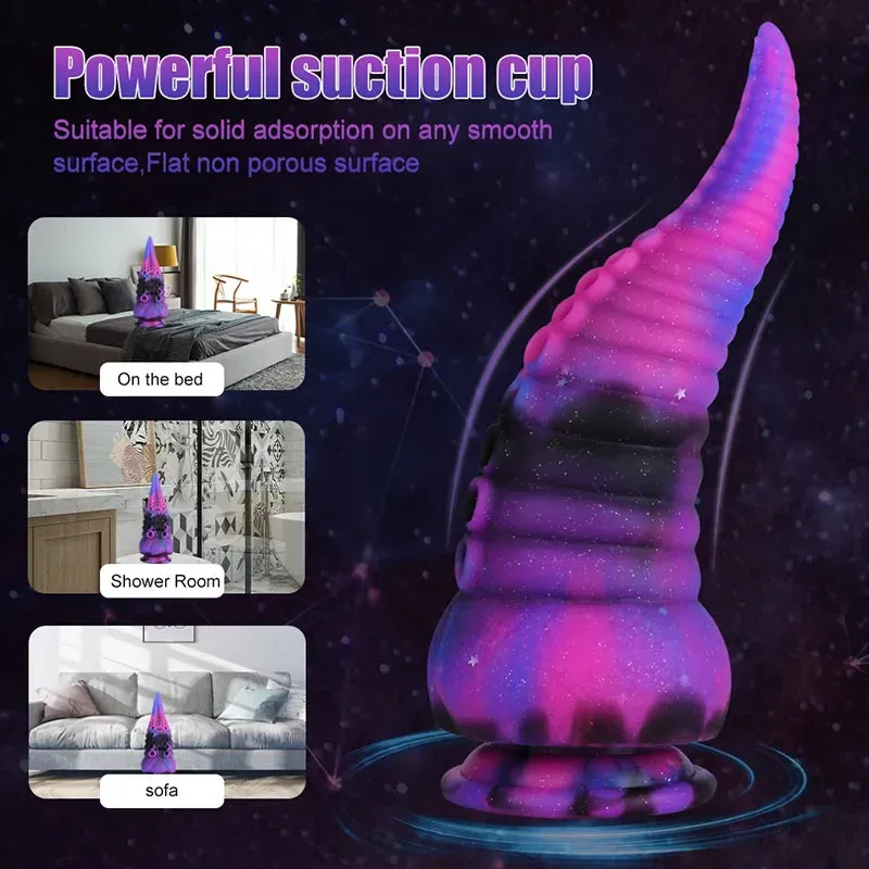 8.58 Inch Grote Siliconen Octopus Monster Dildo met Zuignap Realistische Tentakel