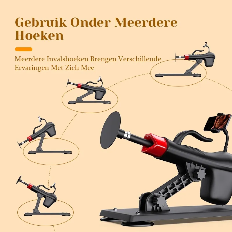 Verstelbare Automatische Stotende Seksmachine voor Anale Seks