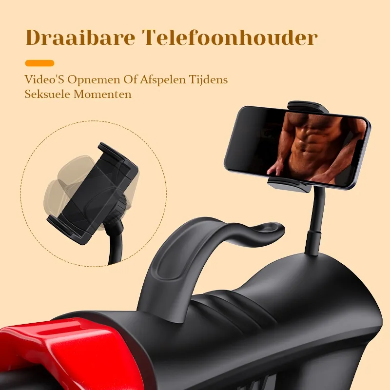 Verstelbare Automatische Stotende Seksmachine voor Anale Seks