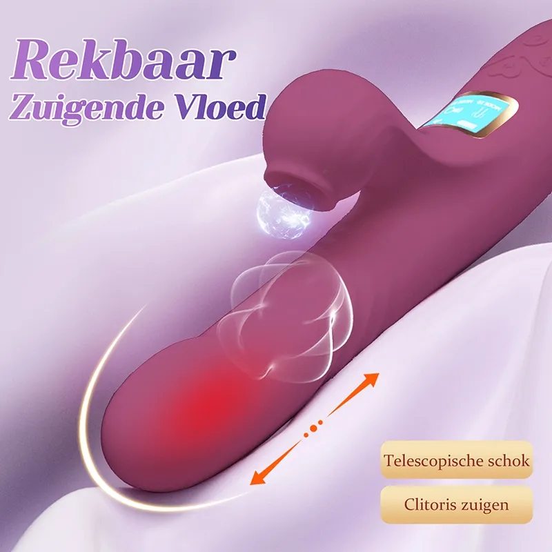 LED Scherm Verwarmend Stuwend Stotende Vibrator