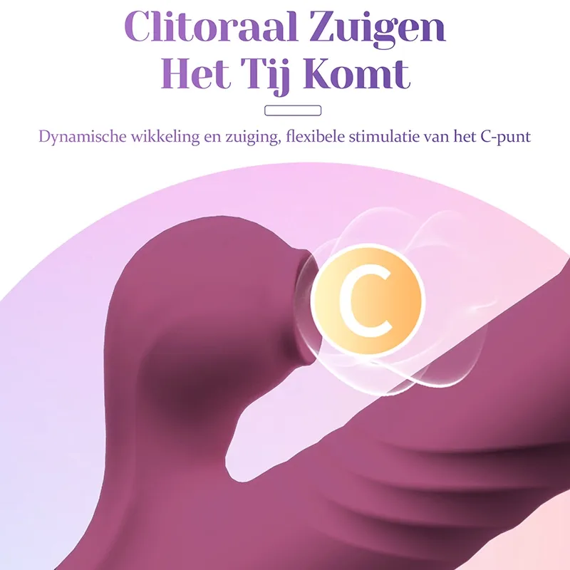 LED Scherm Verwarmend Stuwend Stotende Vibrator