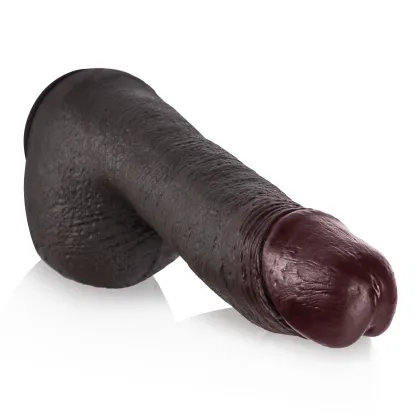 Thick Realistische Siliconen Zwarte Dildo Met Zuignap 27.4cm