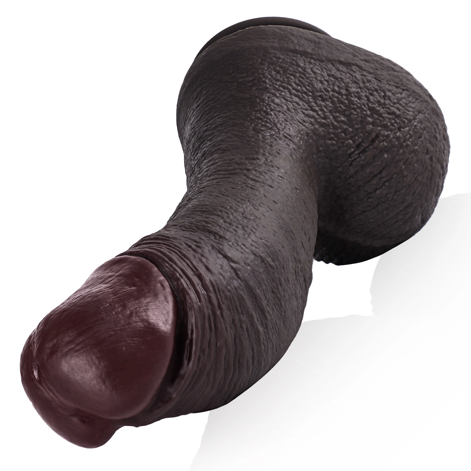 Thick Realistische Siliconen Zwarte Dildo Met Zuignap 27.4cm