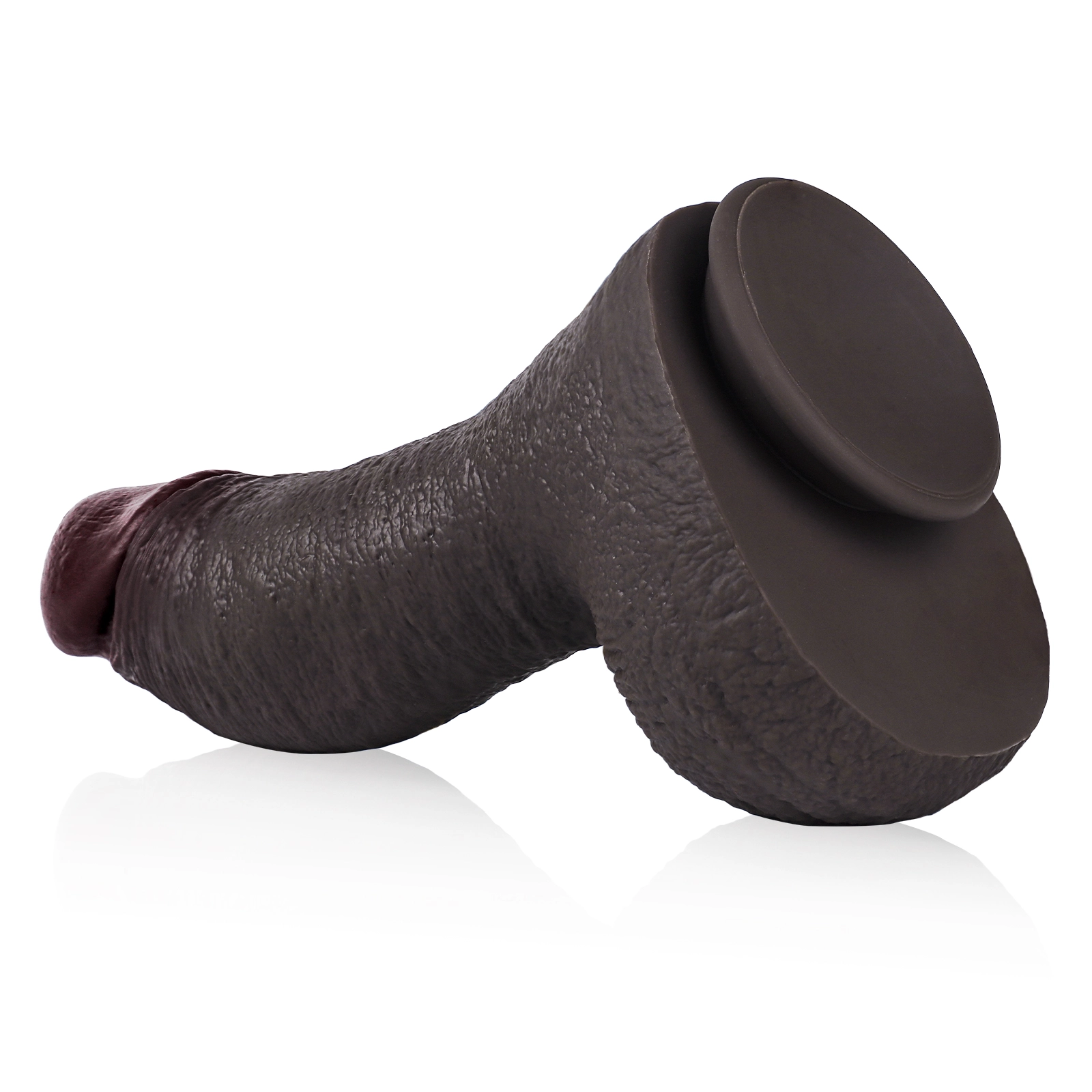 Thick Realistische Siliconen Zwarte Dildo Met Zuignap 27.4cm