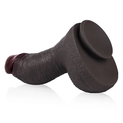 Thick Realistische Siliconen Zwarte Dildo Met Zuignap 27.4cm