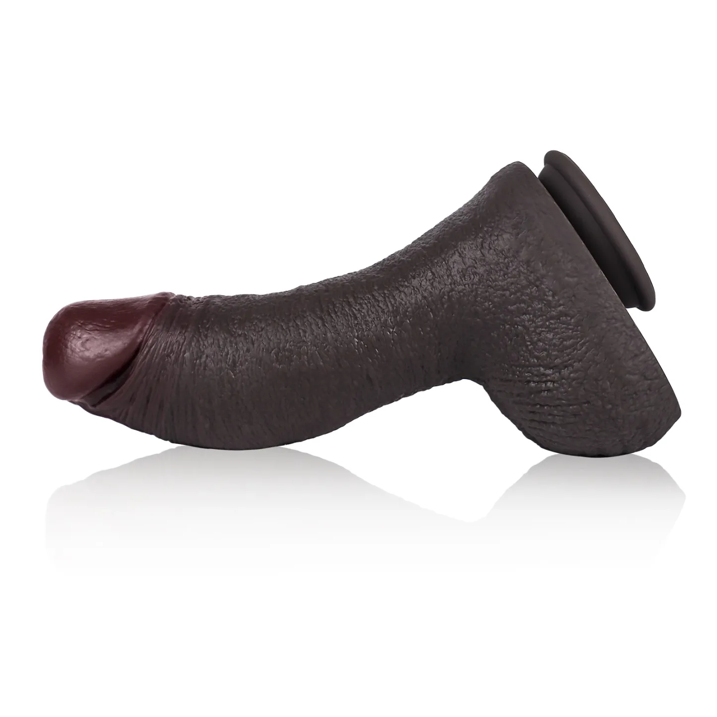 Thick Realistische Siliconen Zwarte Dildo Met Zuignap 27.4cm