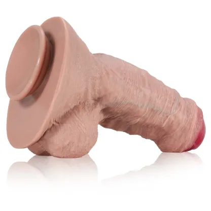 Thick Super Grote Levens Echte Dildo Met Ballen 27.5cm