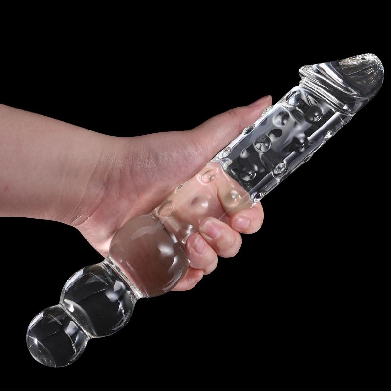 Transparent Glass Dildo 28.5 cm