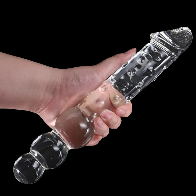 Transparent Glass Dildo 28.5 cm