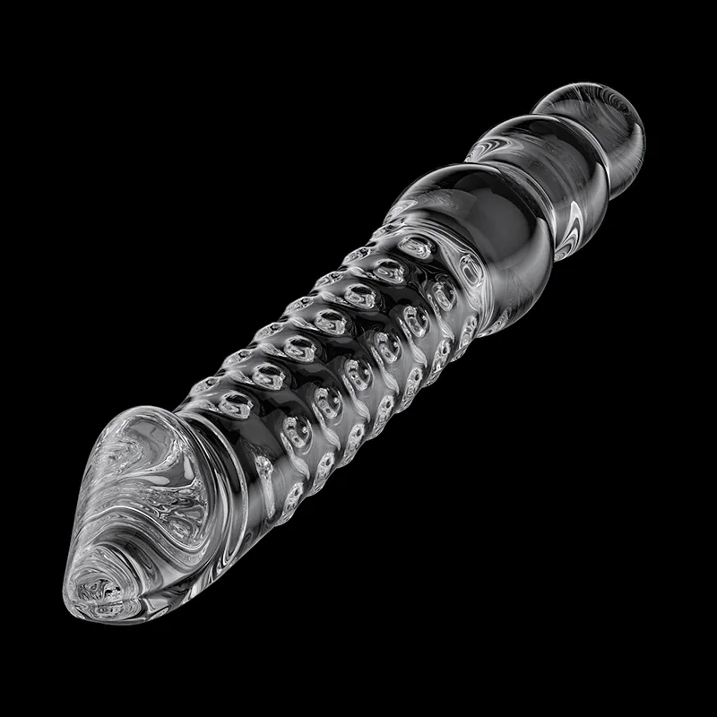 Transparent Glass Dildo 28.5 cm