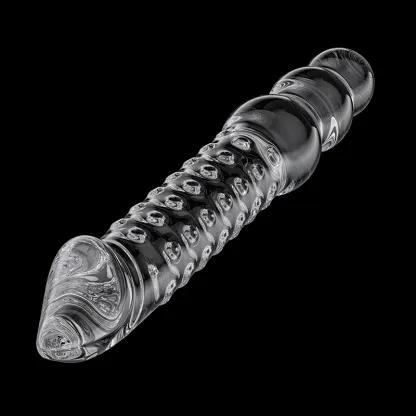 Transparent Glass Dildo 28.5 cm
