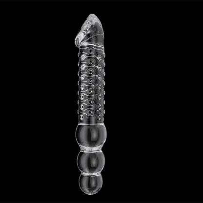 Transparent Glass Dildo 28.5 cm