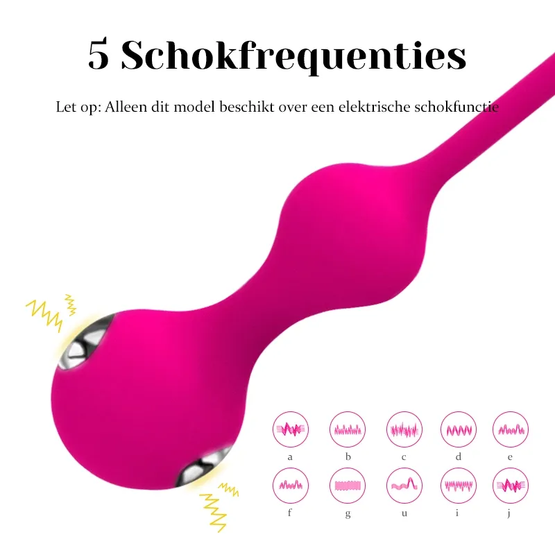Elektrische Schok Vrouwelijk Vagina Balletjes Set
